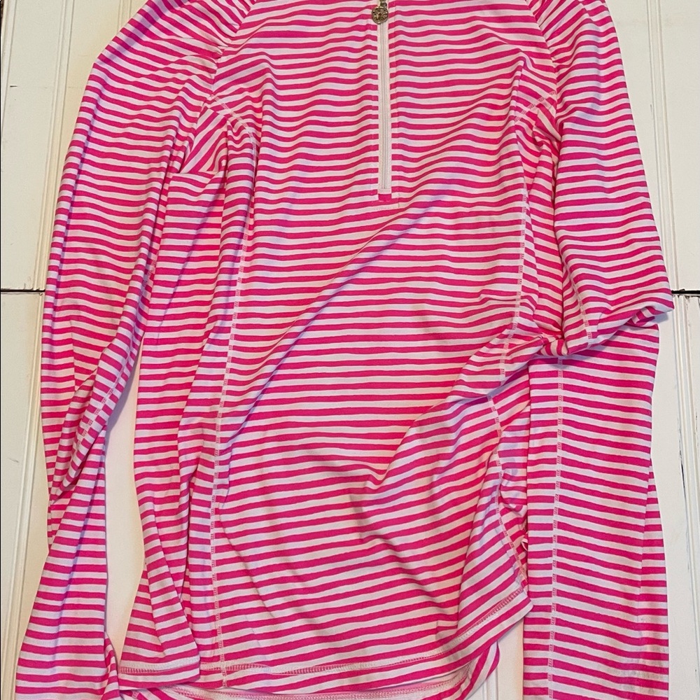 Lilly Pulitzer 1/4 zip Justine luxletic pullover